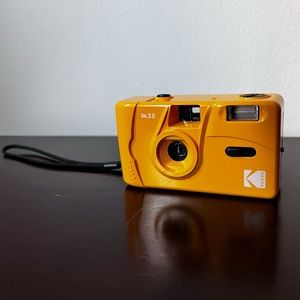 Kodak M35 35mm Film Camera (Yellow) - Focus Free, Reusable, Built in Flash